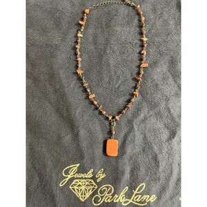 Park Lane CORNELIA Necklace Genuine Red Jasper Stones 16" +3"  J-160